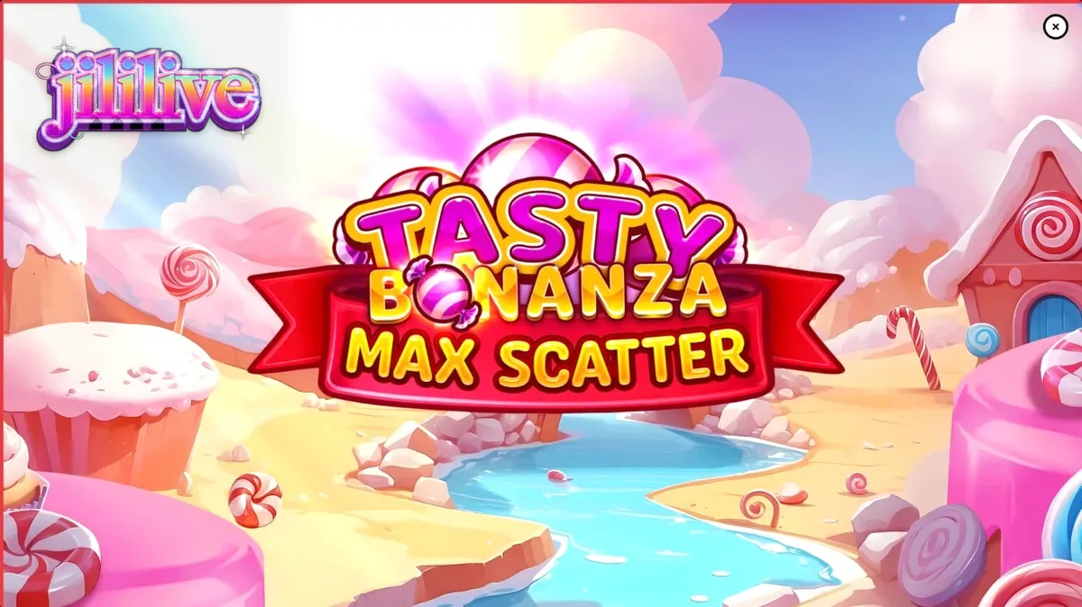 Tasty Bonanza Max Scatter স্লট গেমের রঙিন ইন্টারফেস